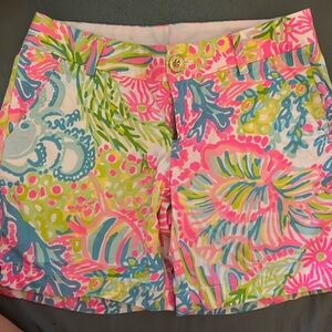 Lilly Pulitzer Jayne shorts sz 2